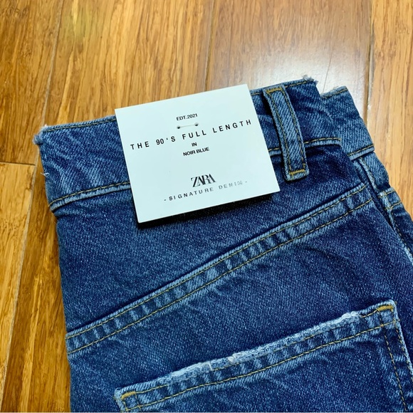 NWT Zara The 90's Full Length Jeans - Picture 7 of 10